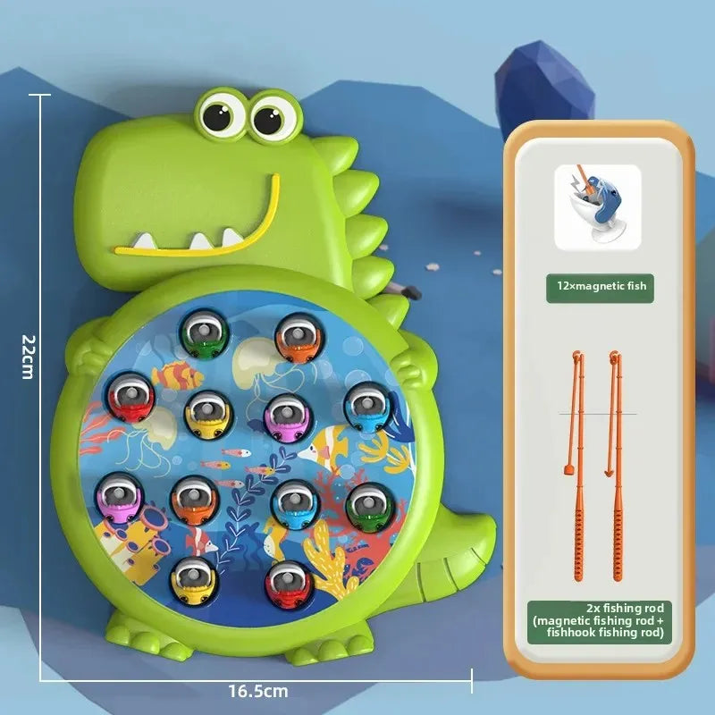 🎣 Dino-Fishing Fun! Magnetic Fishing Toy Set for Curious Little Hands 🦕🧠 - ThiGui