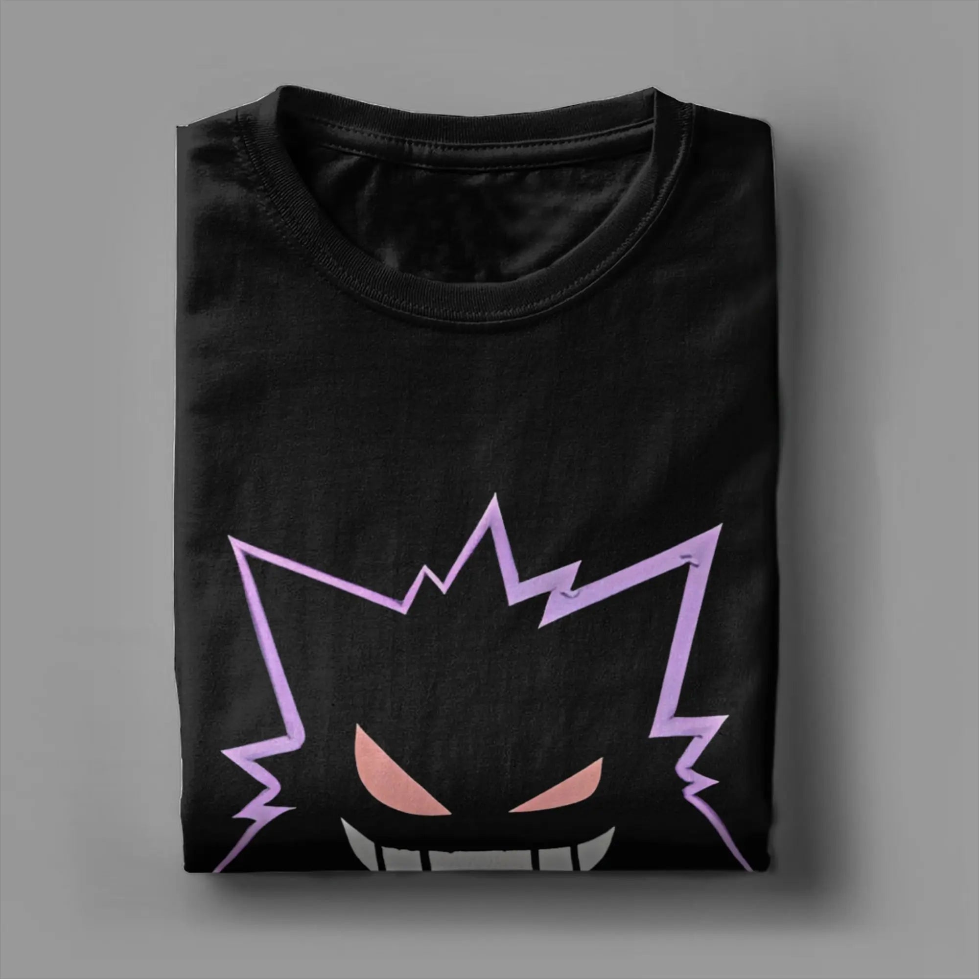 🟣 Cool Manga Ghost Cotton Tee 👕 Street Style for Trendy Boys - ThiGui