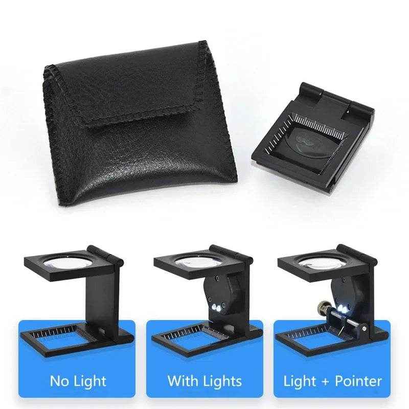 🔍 Bright Eyes, Tiny Details – Kids’ Foldable LED Magnifier for Curious Little Explorers! - ThiGui