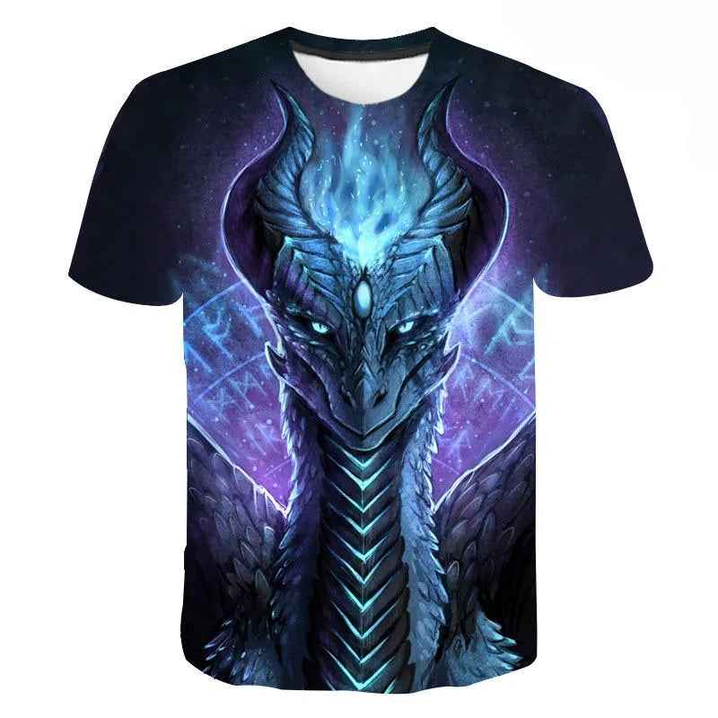 👕Roaring Style! 3D Dragon T-Shirt for Little Adventurers - ThiGui
