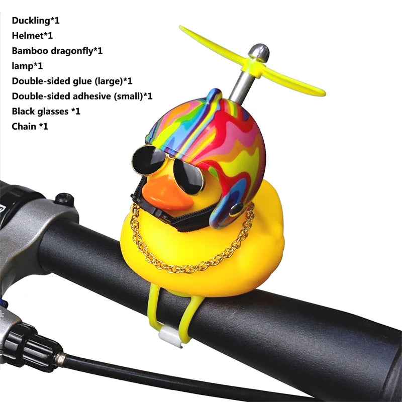 🚴Quack & Glow! The Little Yellow Duck That Lights Up Every Ride - ThiGui