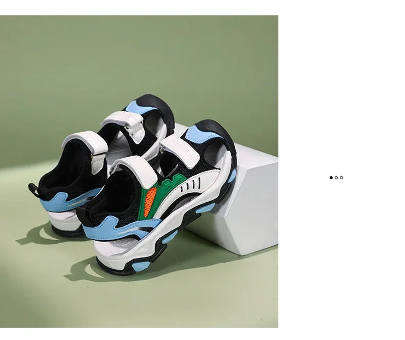 🏖️ Cool, Comfy & Ready to Go! Boys' Slip-On Sandals for Summer Adventures ☀️👣 - ThiGui