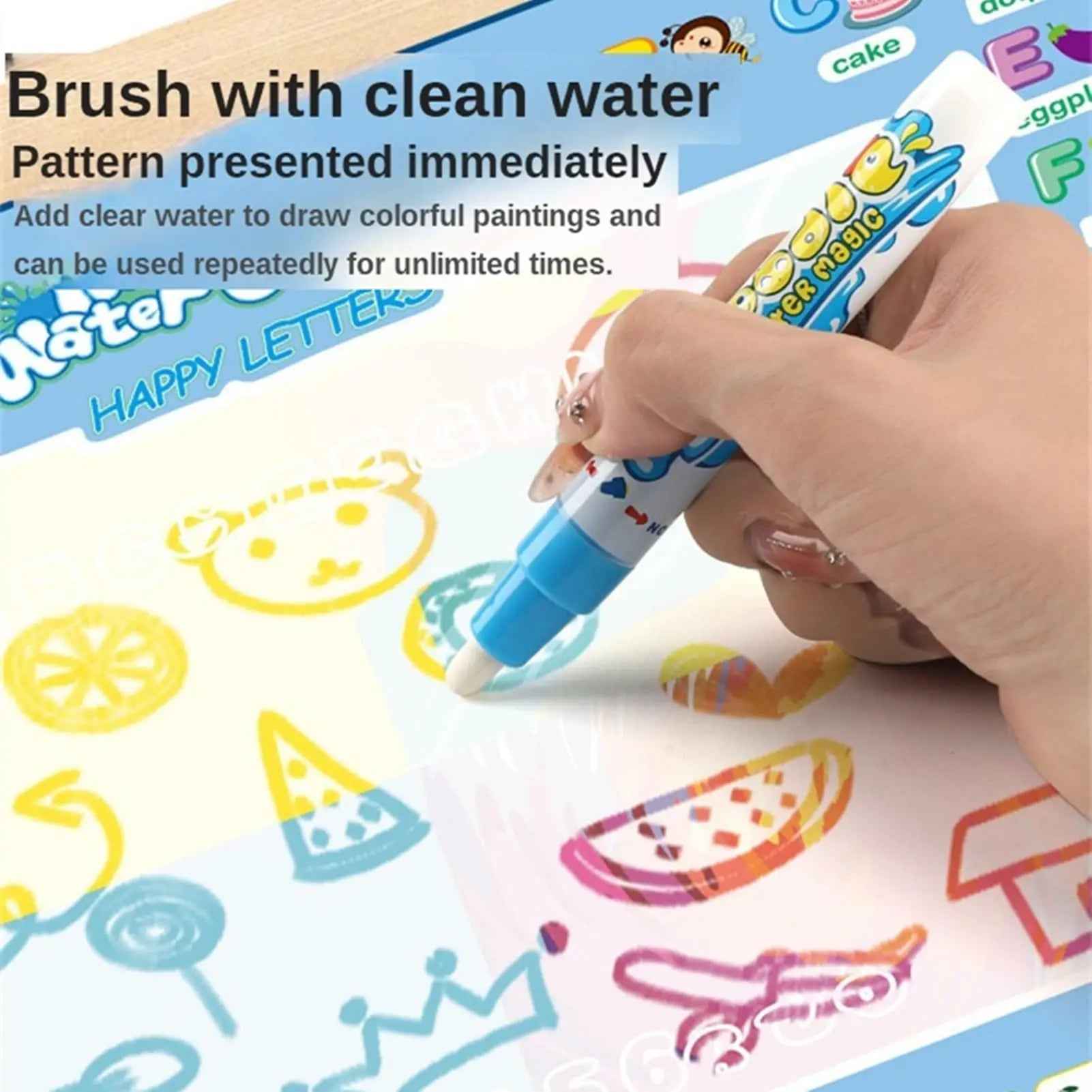 💦Just Add Water! The Mess-Free Magic Drawing Mat That Keeps Boys Entertained for Hours - ThiGui