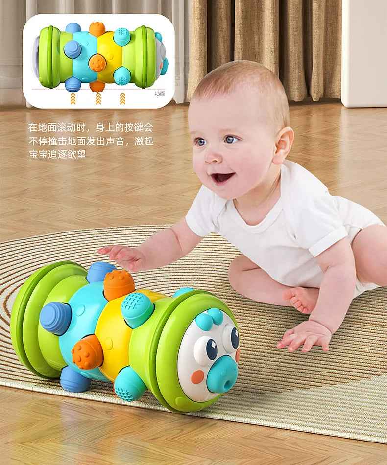 🌀 Roll, Reach & Grow – Tummy Time Roller for Curious Little Movers! 👶🎈 - ThiGui