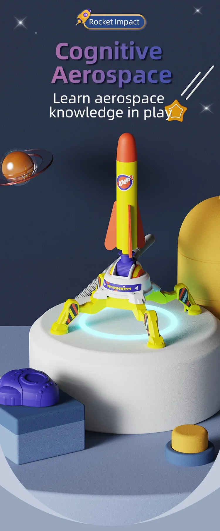 🚀 Ready, Set, STOMP! Air Rocket Launcher Toy for Outdoor Fun & Energy Burn 🔥👟 - ThiGui