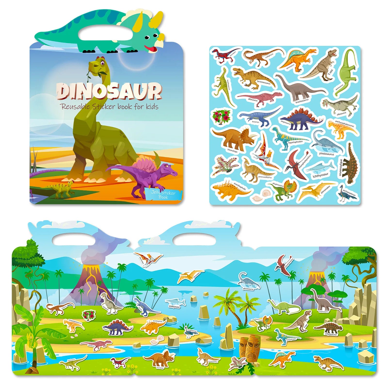 🎨Reusable Animal Scene Sticker Book – Endless Imaginative Fun! 📚✨ - ThiGui