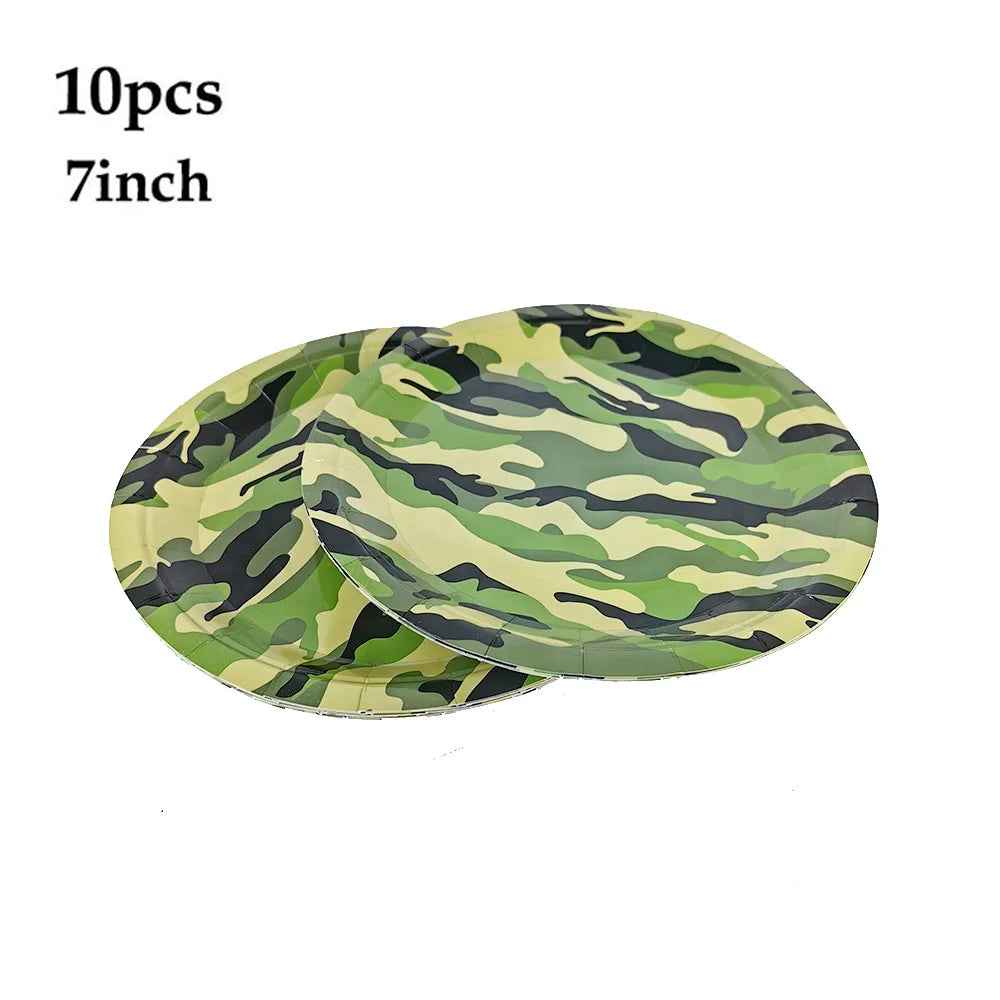 🪖The Ultimate Camouflage Party Set – Turn Your Boy's Birthday Into an Army Adventure! - ThiGui