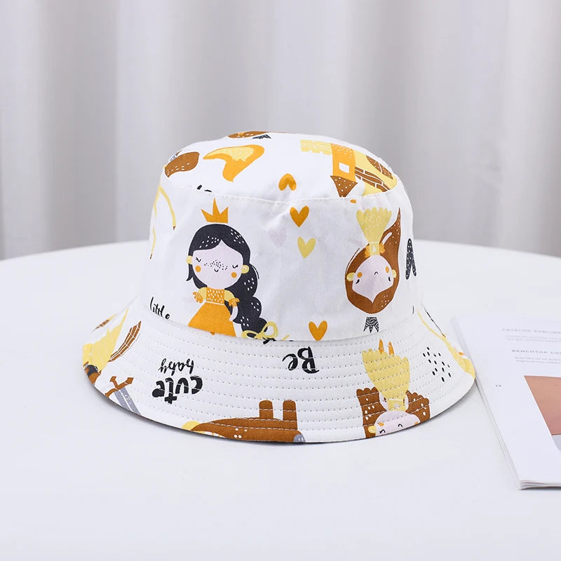 🌞 Sunshine-Ready! Adorable Cartoon Bucket Hat for Babies & Toddlers 🧢🦕 - ThiGui