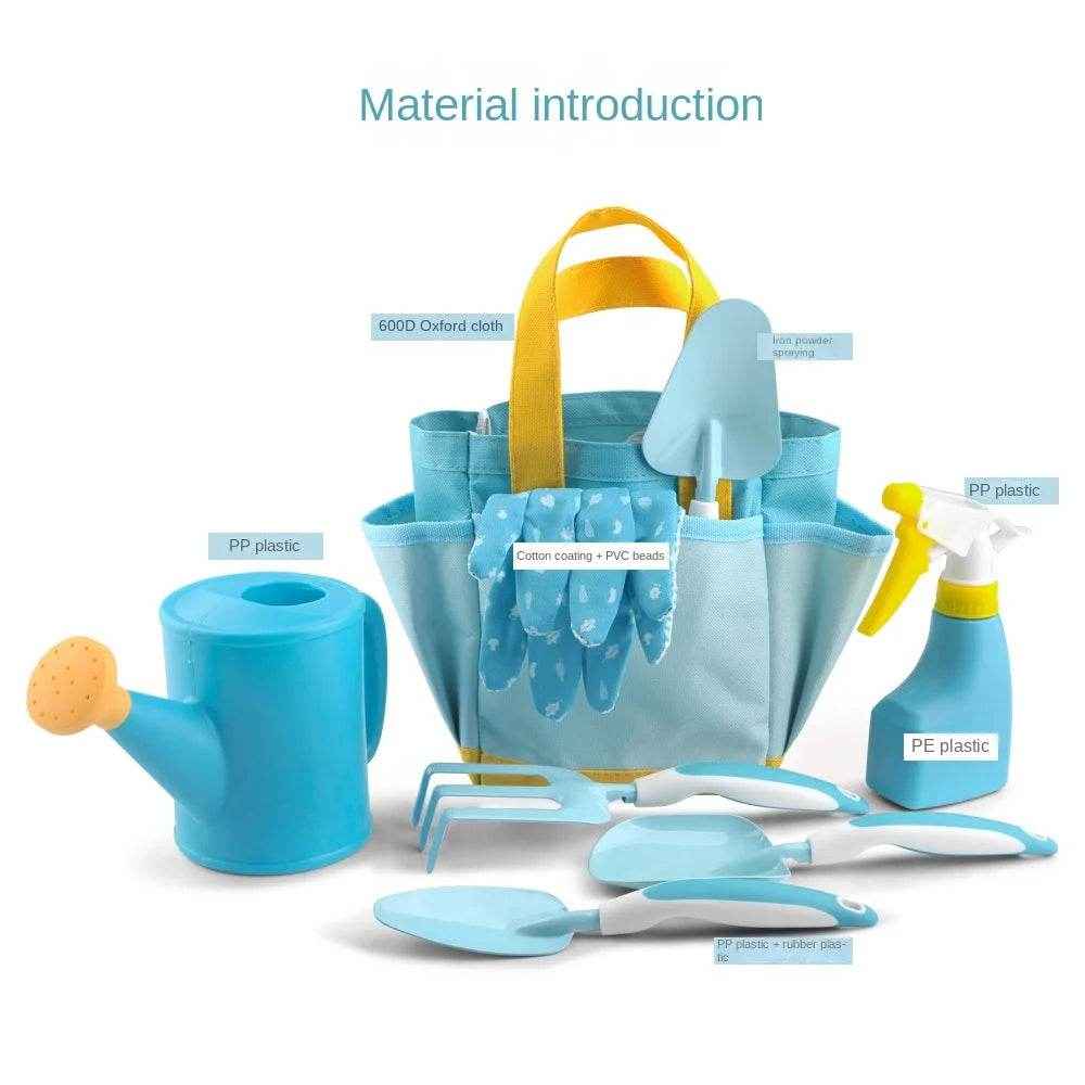 Little Gardener’s Delight – Wooden Planting Set for Budding Outdoor Explorers - ThiGui