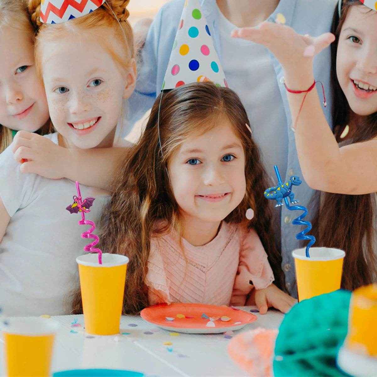 🦖Roar-some Dino Straws – Reusable Fun for Dino-Loving Boys! - ThiGui