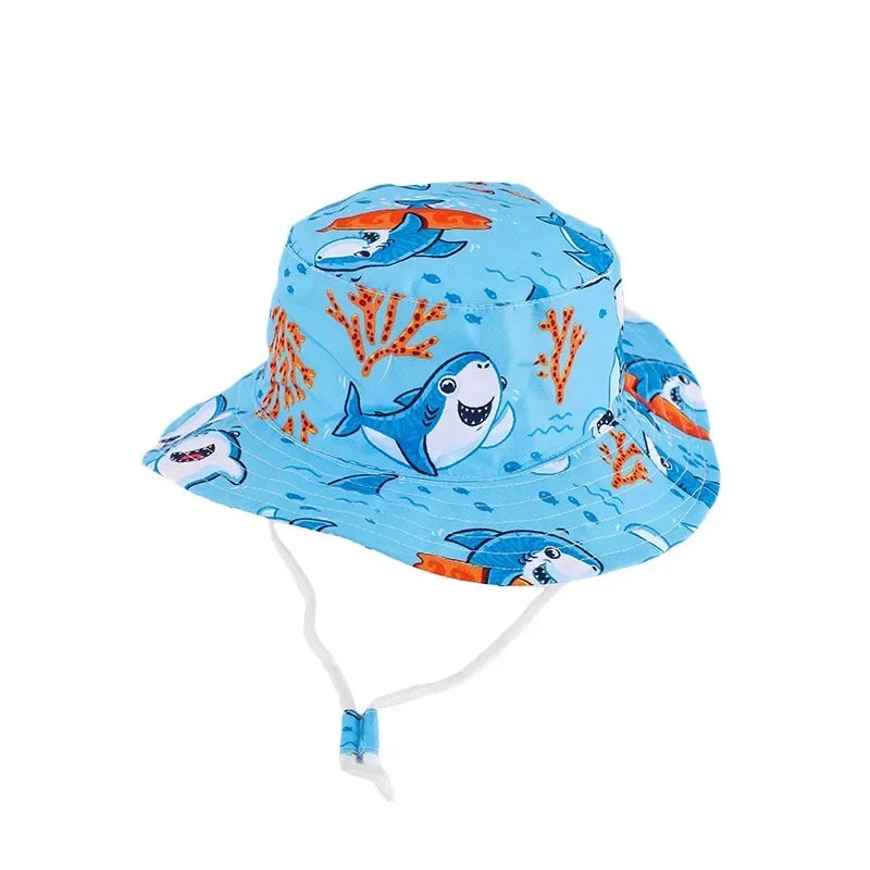🧢 Cool & Covered! Lightweight Panama Bucket Hat for Babies & Toddlers ☀️🌿 - ThiGui