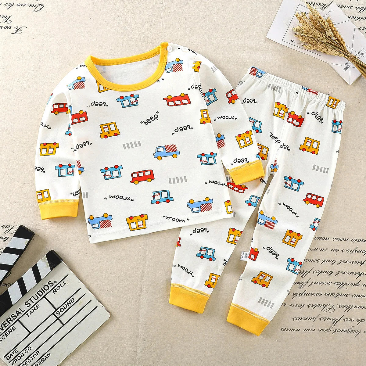 👕 Soft & Snuggly Cotton Pajamas for Boys! 🌙 - ThiGui