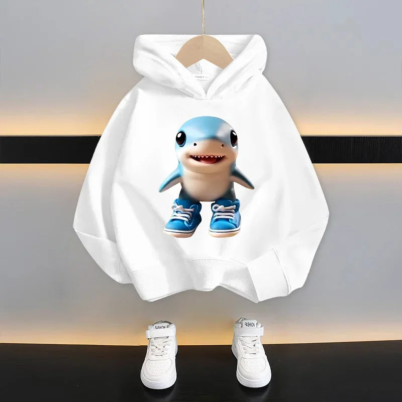 Italian Brainrot Tung Tung Hoodie 😆🧥 Fun Thin Cartoon Sweatshirt for Boys - ThiGui