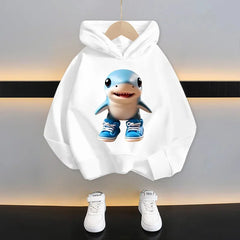 Italian Brainrot Tung Tung Hoodie 😆🧥 Fun Thin Cartoon Sweatshirt for Boys - ThiGui