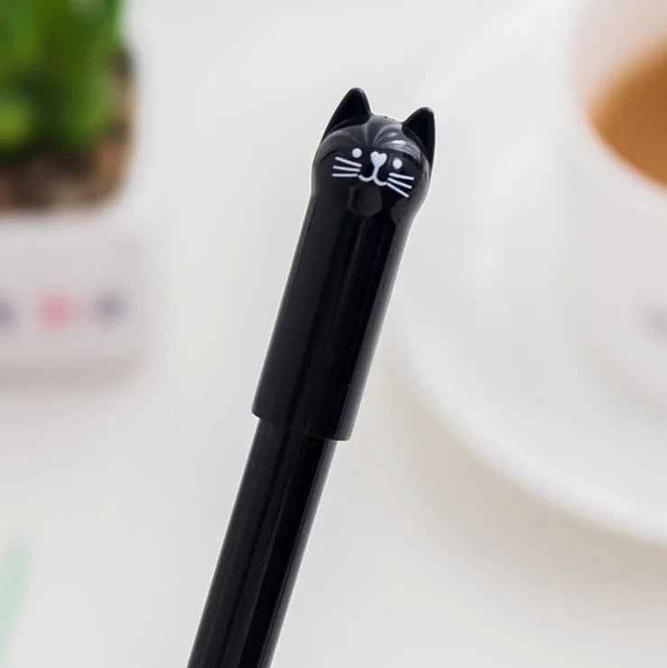 🖊️Purr-fectly Cute! 6 Black Cat Gel Pens That Kids (and Mums) Adore - ThiGui