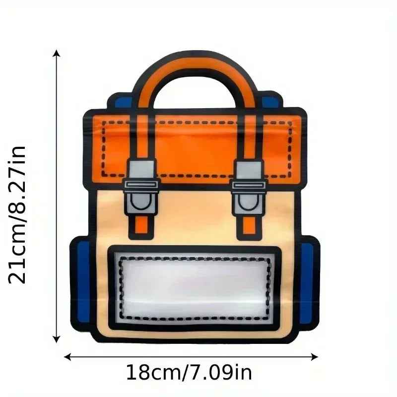 🎁 Fun Little Snack Bags – Reusable Cartoon Mini Pouches for Kids' Goodies 🍬🎉 - ThiGui