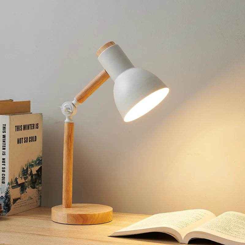 💡Nordic Wooden Desk Lamp – A Stylish Glow for Cosy Nights! - ThiGui