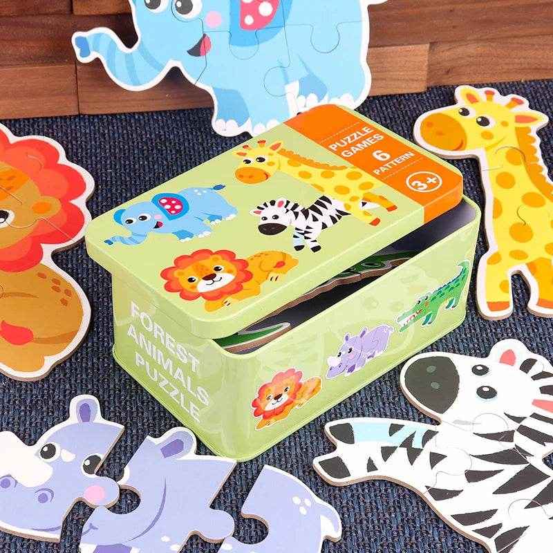 🧩Montessori Animal Puzzle Box – Brain Boosting Fun for Little Hands! - ThiGui