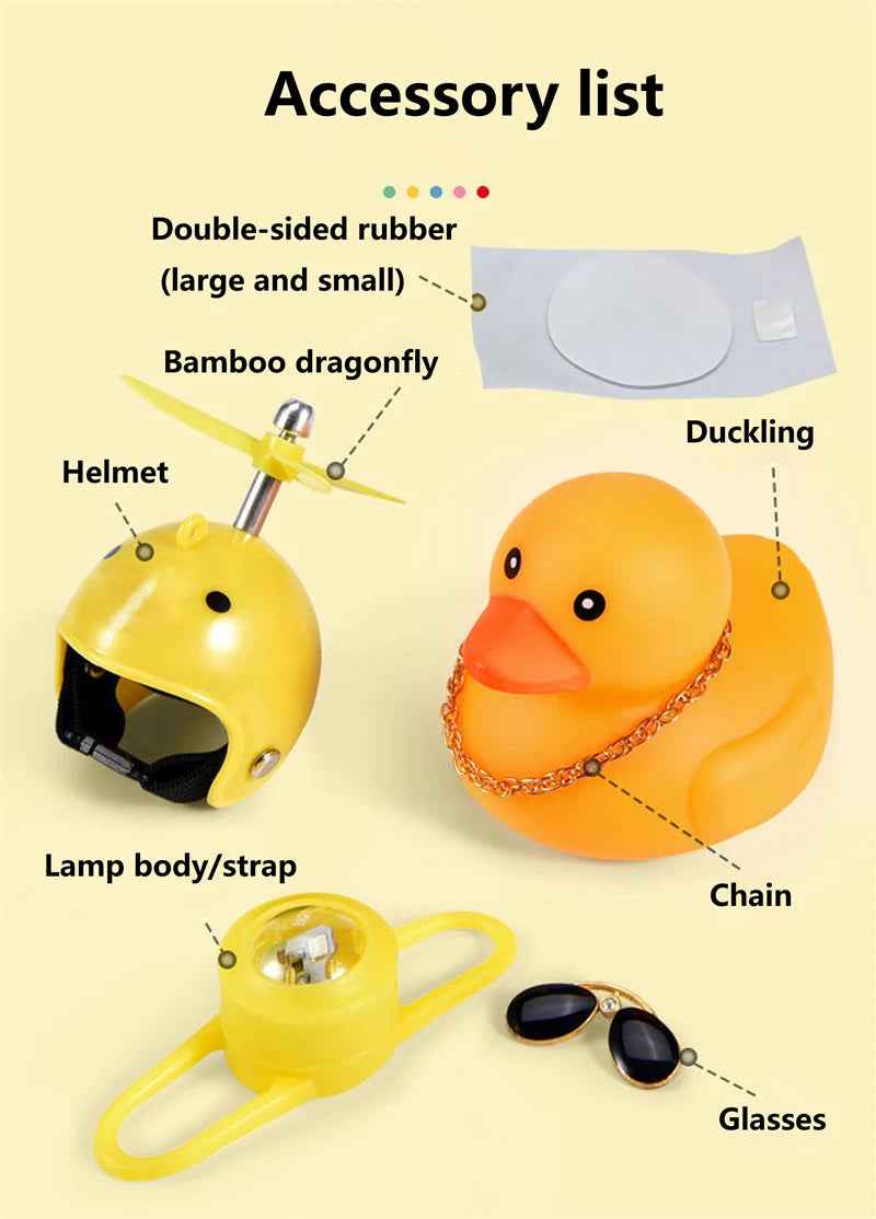 🚴Quack & Glow! The Little Yellow Duck That Lights Up Every Ride - ThiGui
