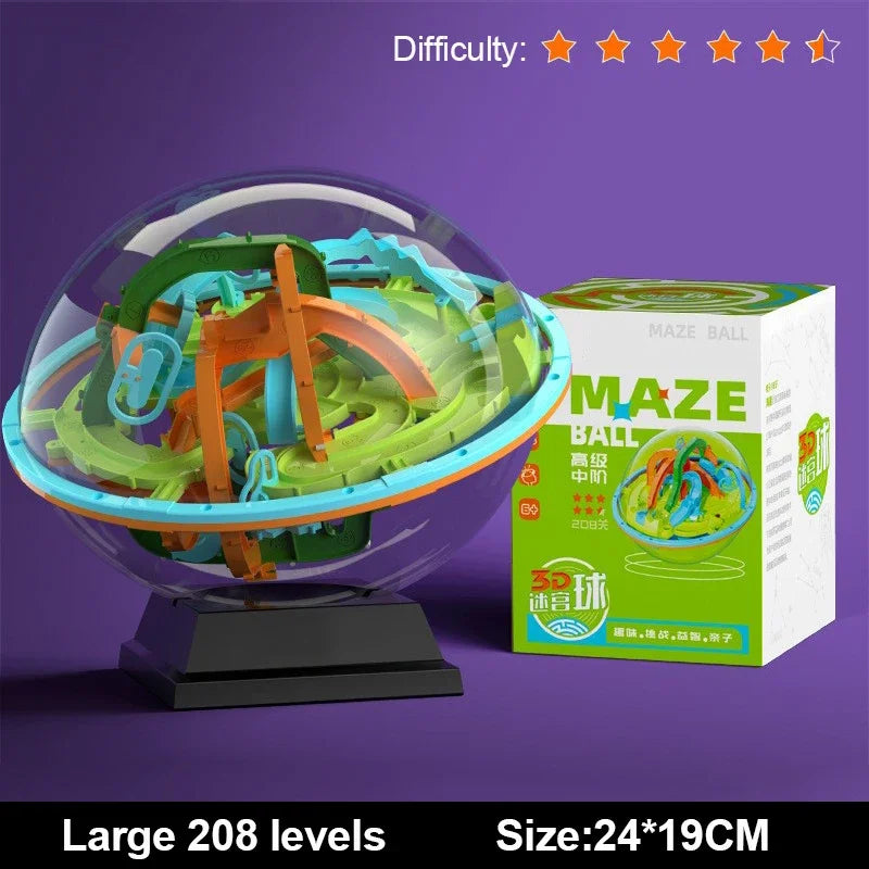 🌀 3D Puzzle Maze Ball – Twist, Turn & Learn with Every Roll! 🎯✨ - ThiGui