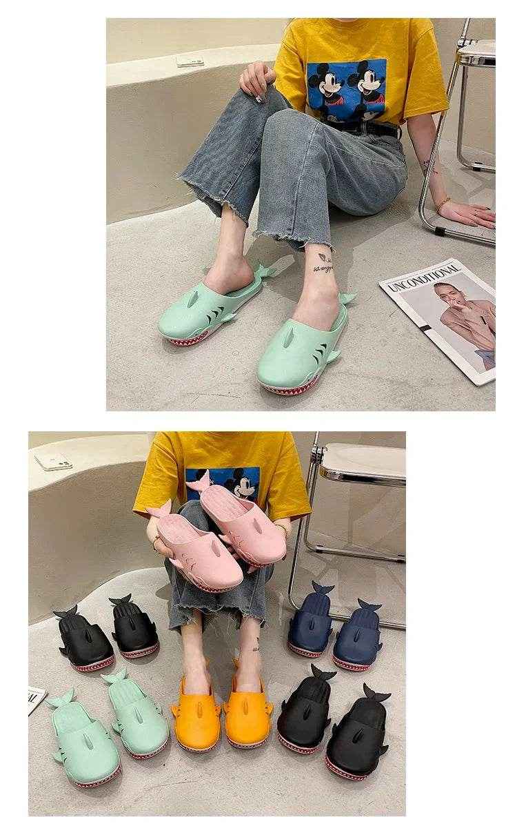 🦈Cheeky Shark Slippers for Boys – Snappy Style, Soft Comfort! - ThiGui