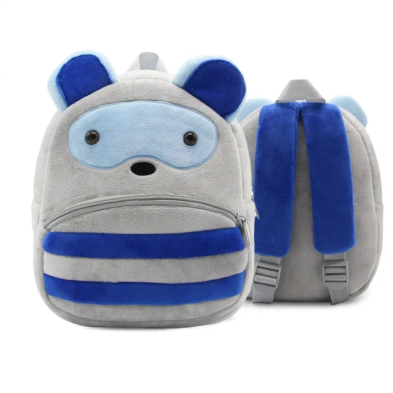 🦁 Cuddly Animal Backpack – Soft Plush Bag for Little Adventures! 🎒💛 - ThiGui