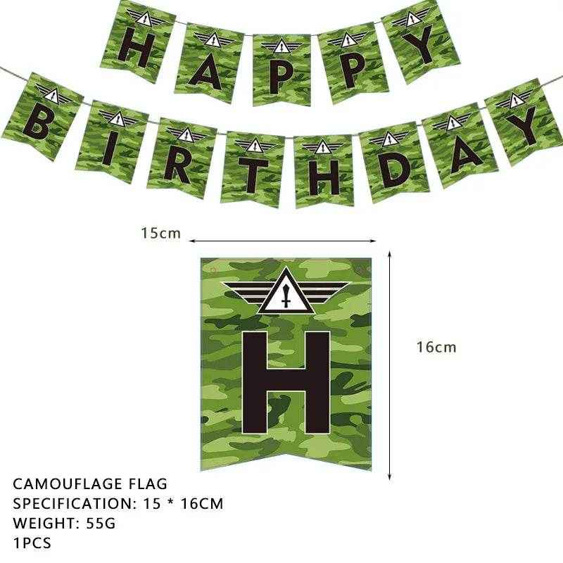🎁Mission Party Success – Epic Camouflage Balloon Set for Little Soldiers! - ThiGui