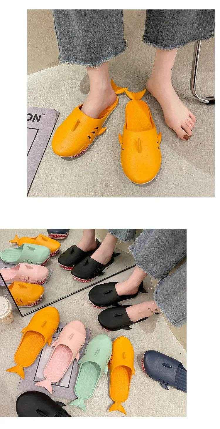 🦈Cheeky Shark Slippers for Boys – Snappy Style, Soft Comfort! - ThiGui