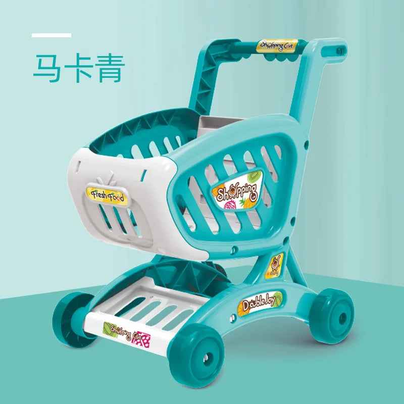 🛒 Little Shopper, Big Imagination – Pretend Supermarket Cart Toy for Toddlers! 🍎🥕🛍️ - ThiGui