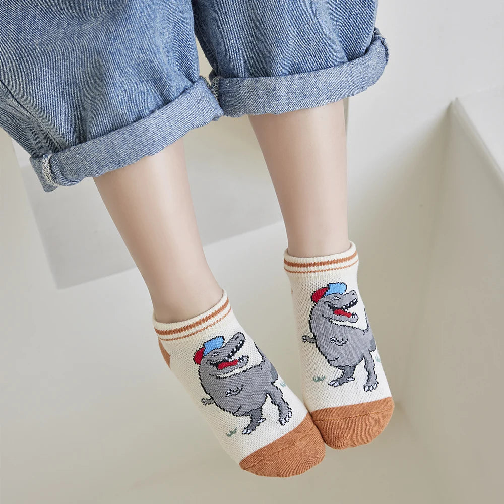🦖 Roarsome Dino Socks – Soft, Comfy Fun for Happy Little Feet! 🧦💚 - ThiGui