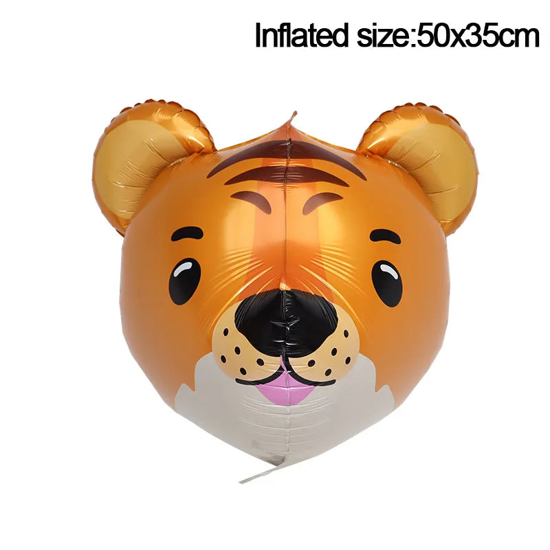 🎉 Wild Jungle Animal Balloons – Safari Party Magic with Lions, Tigers & More! 🐯🎈 - ThiGui
