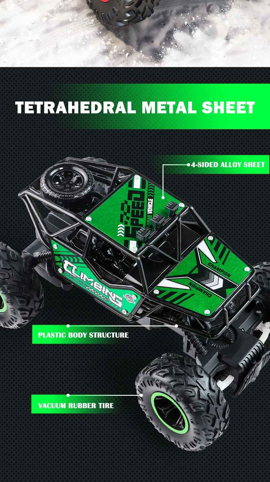 🧗‍♂️ Light Up & Climb Big – Off-Road Monster RC Car for Brave Little Racers! 🚙💡 - ThiGui