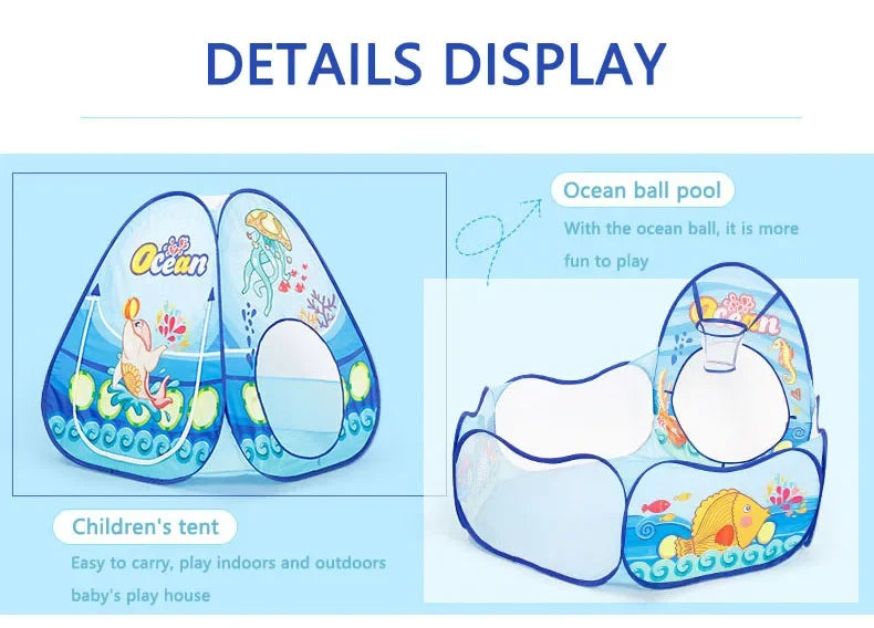 🎈 Ball Pit & Tunnel Adventure! 🐾 Pop-Up Playground for Happy Little Explorers 🏰 - ThiGui