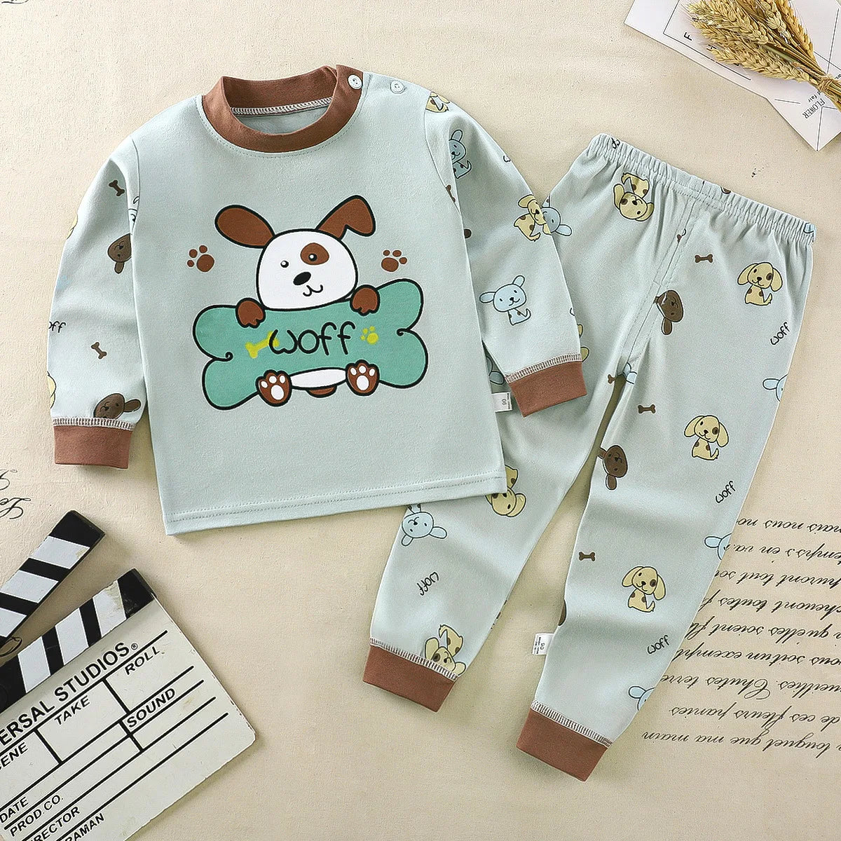 👕 Soft & Snuggly Cotton Pajamas for Boys! 🌙 - ThiGui