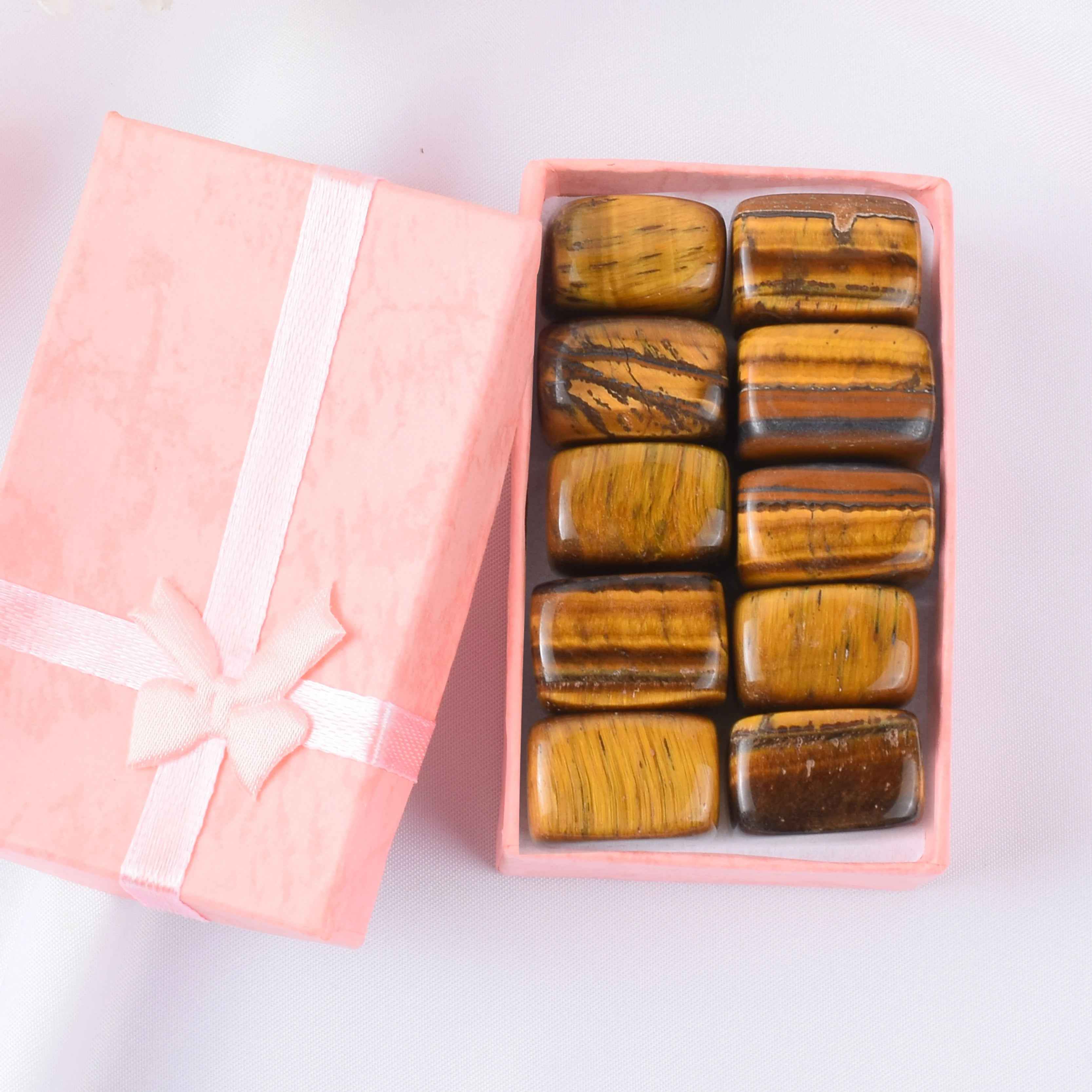 ⚡Magical Chakra Stones Set – 10 Natural Tumbled Gems for Calm, Confidence & Adventure - ThiGui