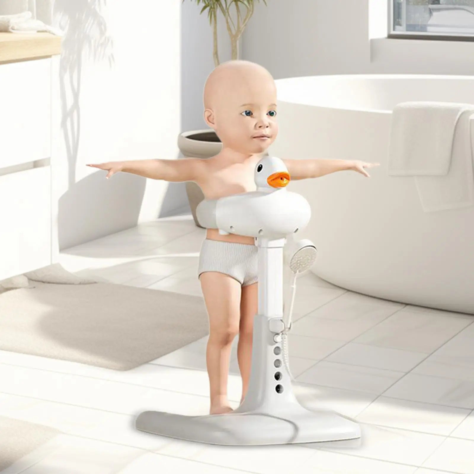 🛁 Foldable Baby Bath Support – Anti-Slip, Space-Saving & Ideal for Newborns! 🍼 - ThiGui