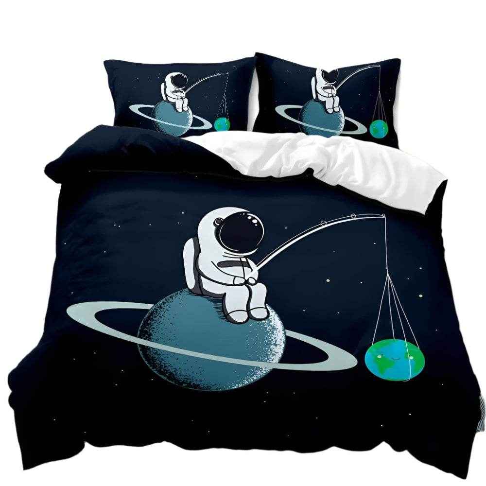 🚀 Astronaut Adventure Duvet – Make Bedtime a Space Mission! - ThiGui
