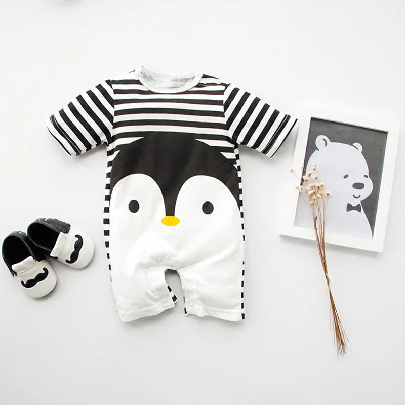 🌞 Soft Cotton Baby Romper – Cool & Comfy for Sunny Days! 👶☁️ - ThiGui