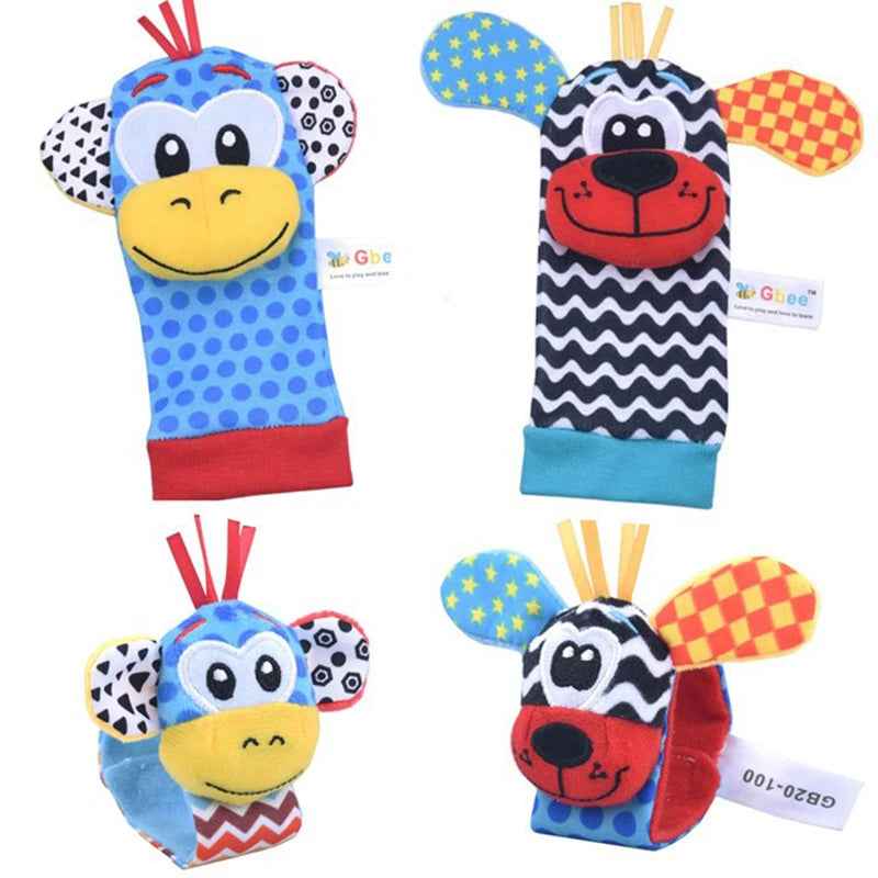 🐾 Sensory Fun for Tiny Toes & Wrists – Baby Rattle Socks & Bands! 🎶🧦 - ThiGui