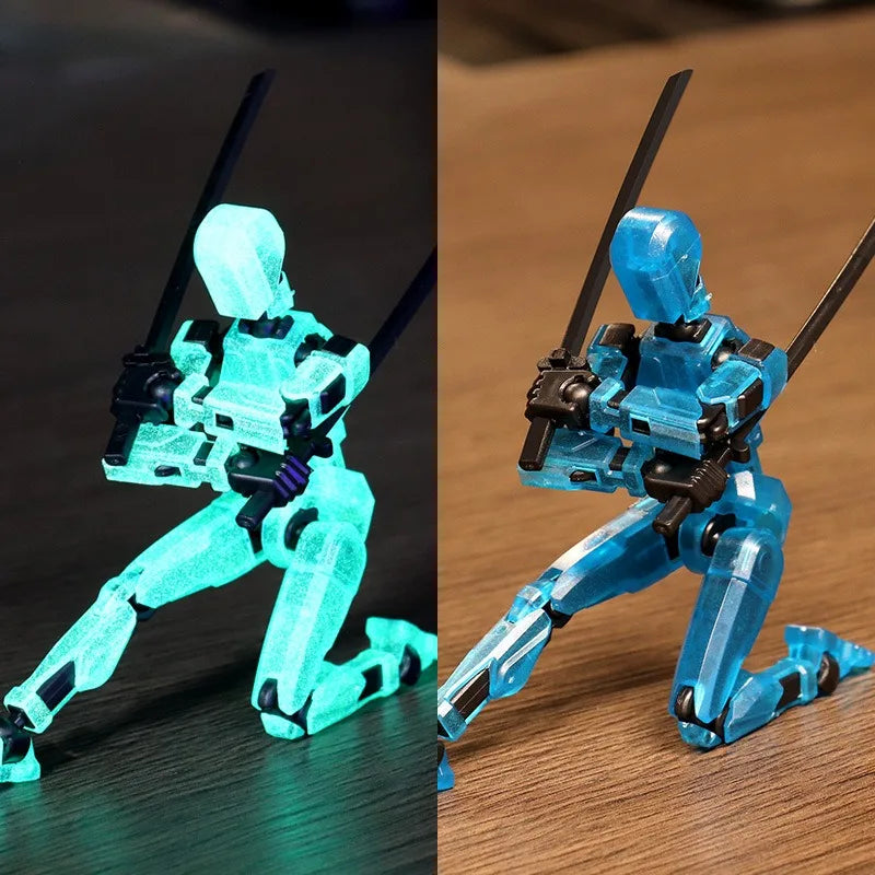 🦸‍♂️ Light-Up Titan Warriors! T13 Action Figures 🔦 | Pose, Play & Battle with Glowing Heroes - ThiGui