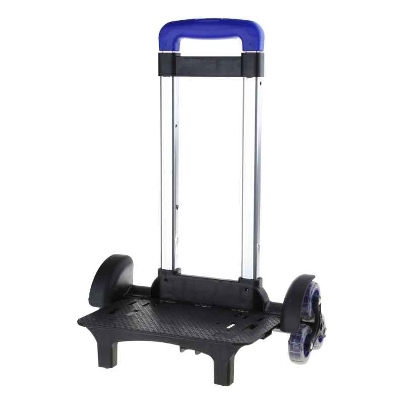 🎒 Roll with Ease – Foldable 6-Wheel Backpack Trolley for School & Travel! 🚶‍♂️🛞 - ThiGui