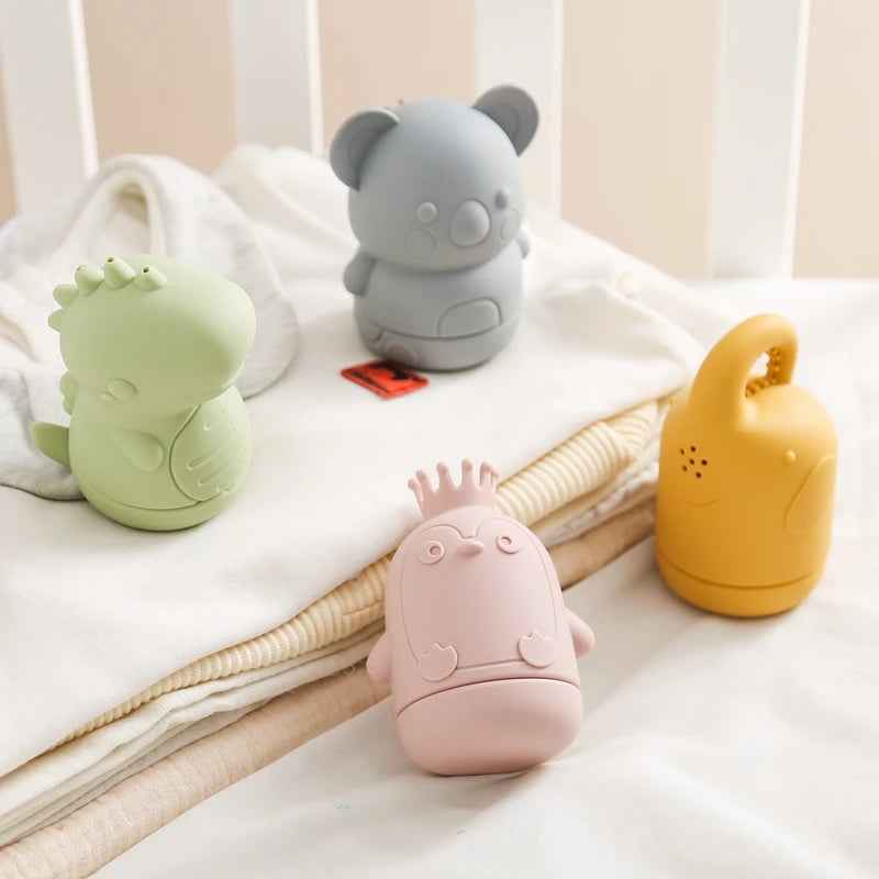 🐳 Soft Silicone Animal Bath Toys – Splash-Safe Fun with Cuddly Creatures! 💦🛁 - ThiGui