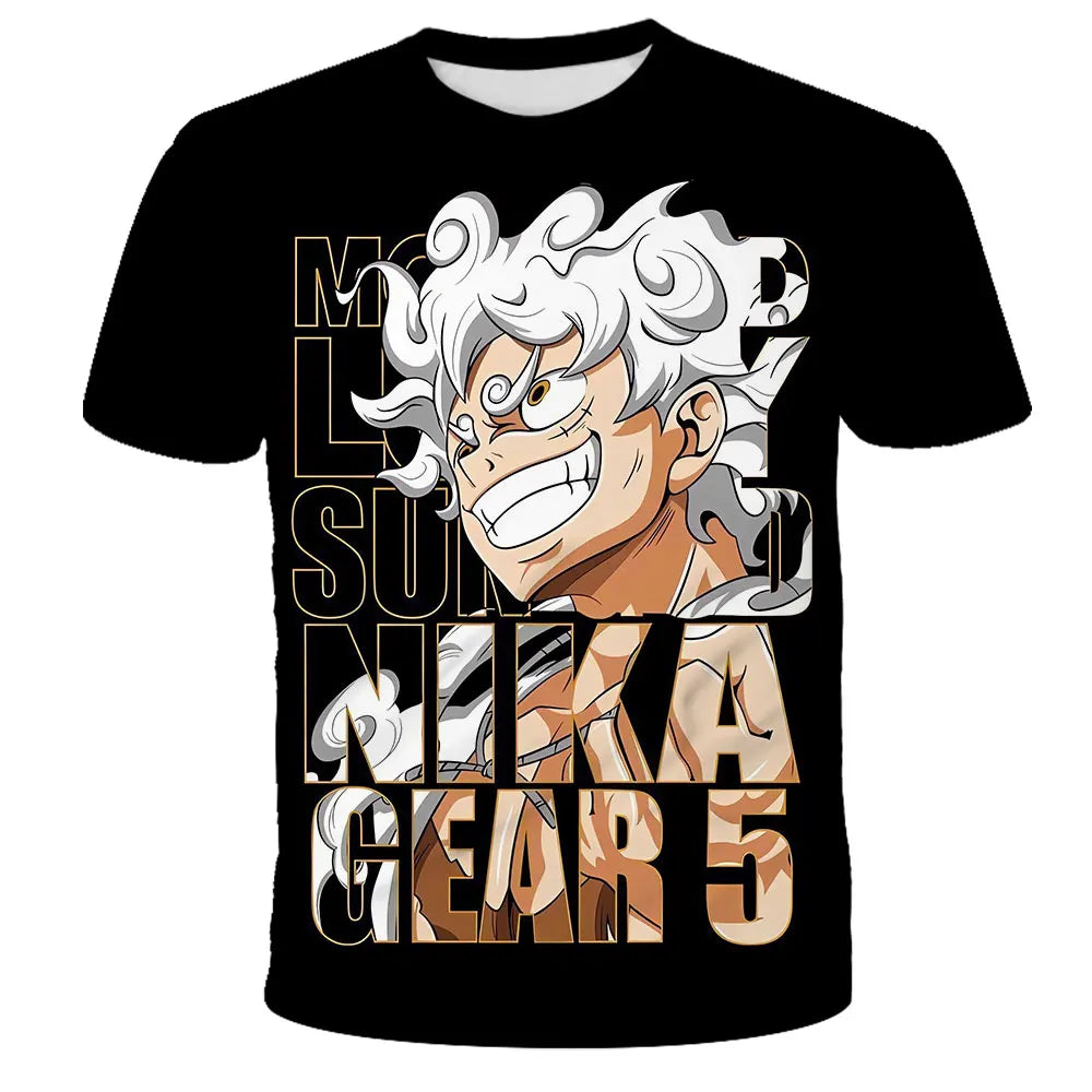 ⚓🔥 Cool Pirate Energy Boys T-Shirt – Luffy Adventure Summer Tee 🔥⚓ - ThiGui
