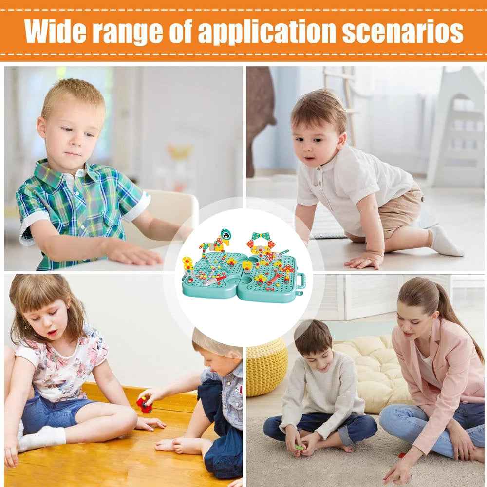 🔩 Build Big Ideas – Montessori Toolbox & 3D Puzzle Set for Young Makers 🧰🧠 - ThiGui