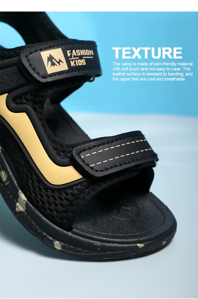 🏖️ Adventure-Ready! Camouflage Summer Sandals for Active Boys 👣💥 - ThiGui