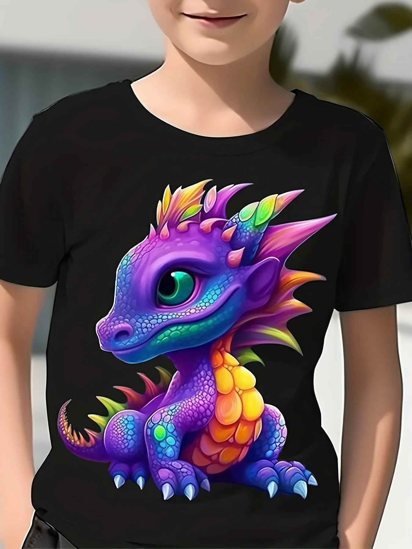 🦖Bold 3D Dino Tee – For Little Boys with Big Roars! - ThiGui