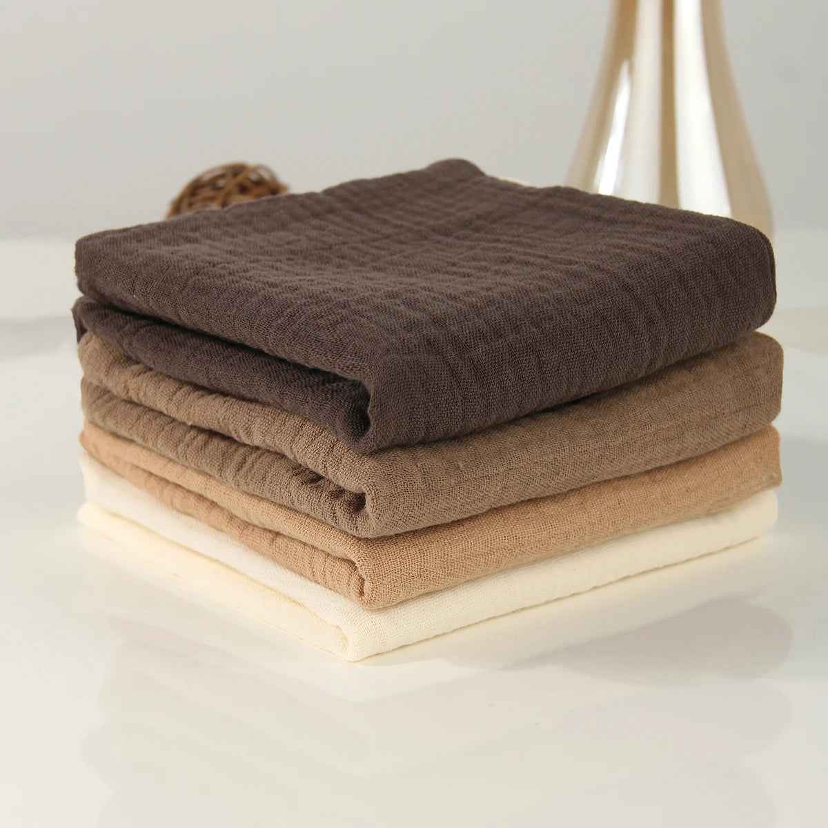 🌸 Gentle Touch! 🍼 Ultra-Soft Baby Gauze Towels – Perfect for Face, Hands & All-Day Snuggles 💕 - ThiGui