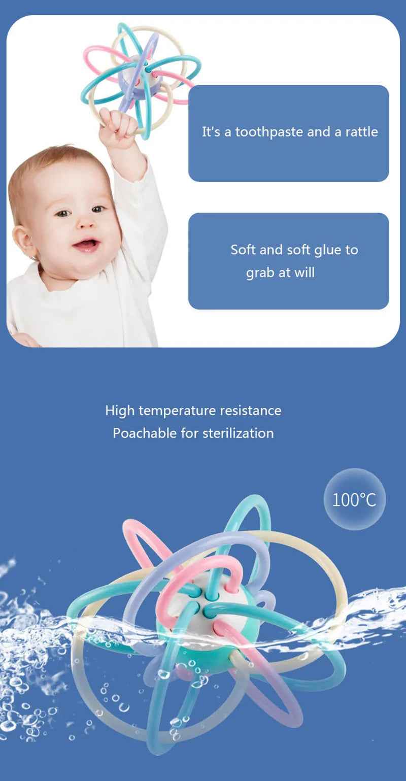 👶 Baby’s First Sensory Rattle – A Tiny Toy with Big Benefits! 🎈🐘 - ThiGui