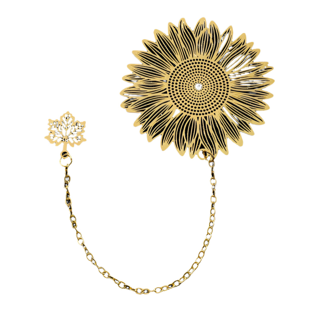 🌻📖 A Blooming Thank You – Handmade Metal Flower Bookmark for Inspiring Teachers 🌸💛 - ThiGui