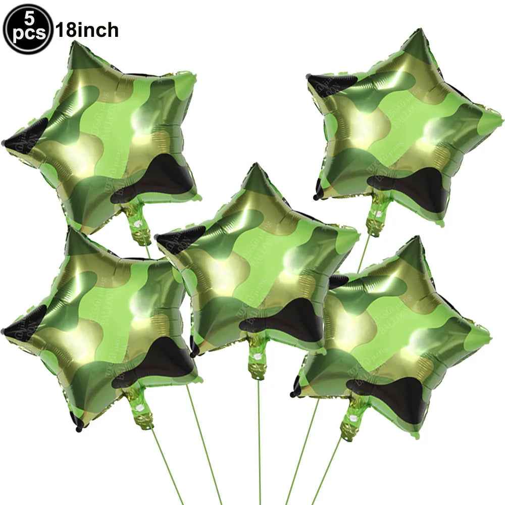 🪖The Ultimate Camouflage Party Set – Turn Your Boy's Birthday Into an Army Adventure! - ThiGui